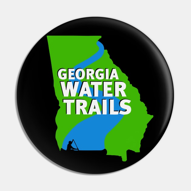 Georgia Water Trails Pin by Virly