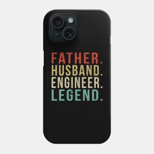 Engineer Dad Vintage/ Father. Husband. Engineer . Legend. Phone Case