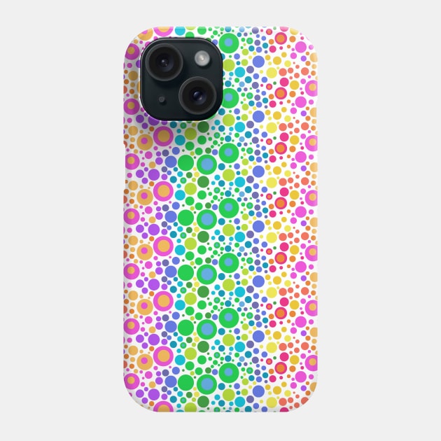 Chroma Dots Phone Case by Pamelandia