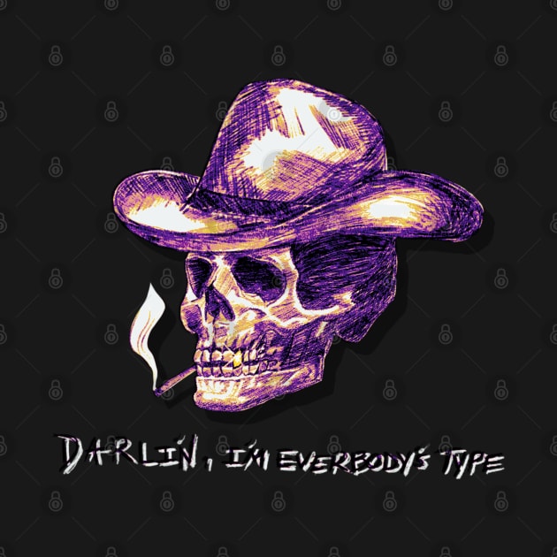 VampDoc Skull - Everybody’s Type - Purple by PurgatoryArchaeologicalSurvey