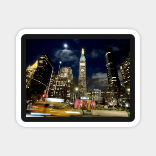 New York at Night Magnet