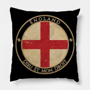 Vintage England Europe European EU Flag Pillow