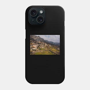 Poffabro Village in North East Italy Phone Case