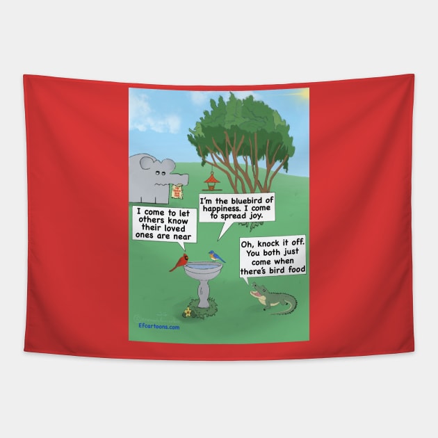 I’ll Fly Away Tapestry by Enormously Funny Cartoons