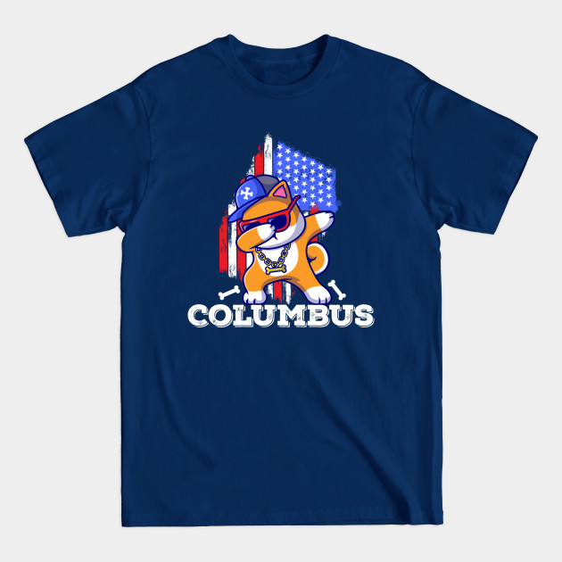 Disover columbus dabbing - Columbus - T-Shirt