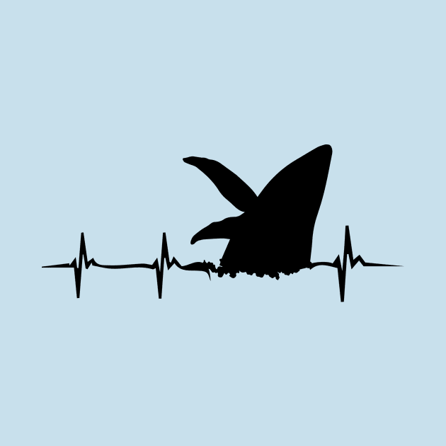 Funny Orca Heartbeat Design Killer Whale by spantshirt