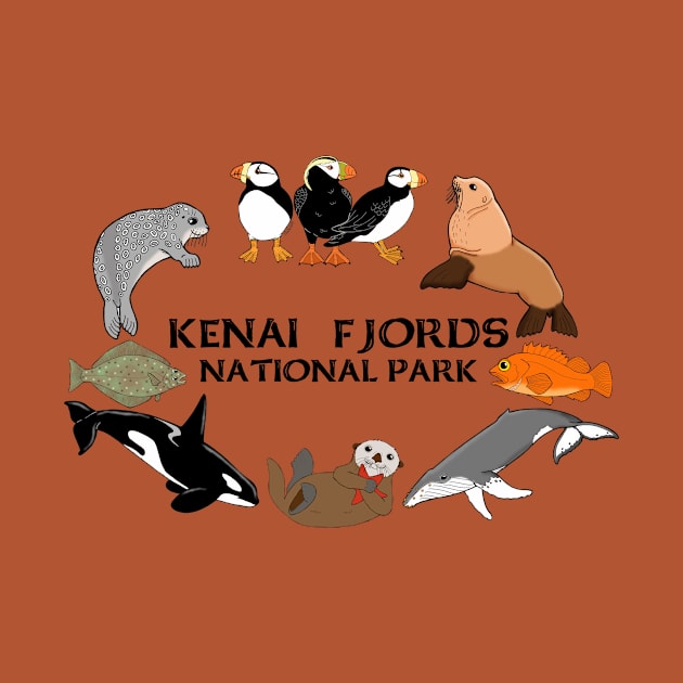 Kenai Fjords Marine Life by HonuHoney