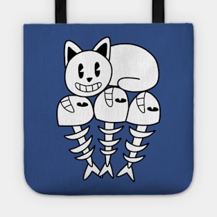 Cat's Fish Bones Tote