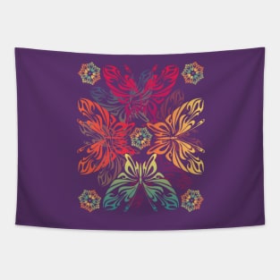 Beautiful Butterflies illusions Tapestry