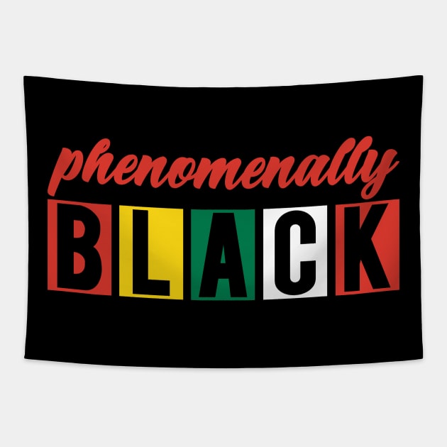 Phenomenally Black Tapestry by UrbanLifeApparel