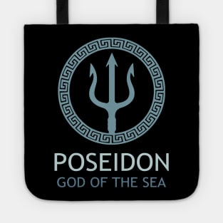 Poseidon Greek God of the Sea Trident Tote