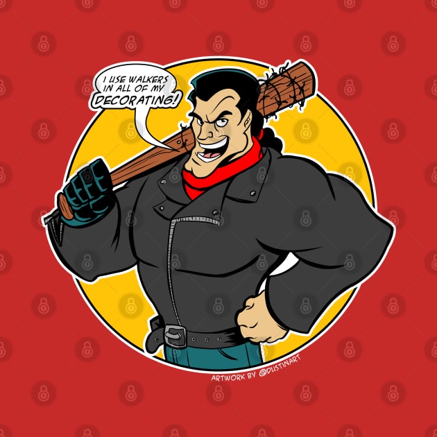 Negan and Gaston by Dustinart