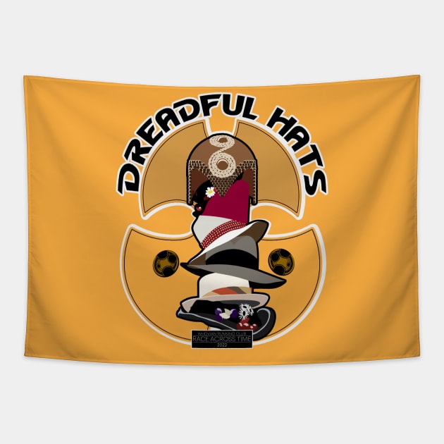 Dreadful Hats Tapestry by Fanthropy Running Clubs