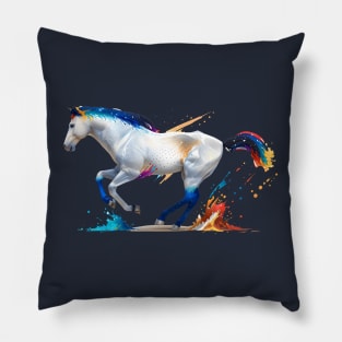 Adventurous Sagittarius Horse Pillow