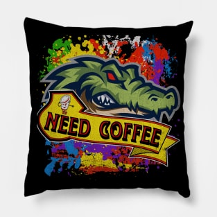 need coffee Pillow