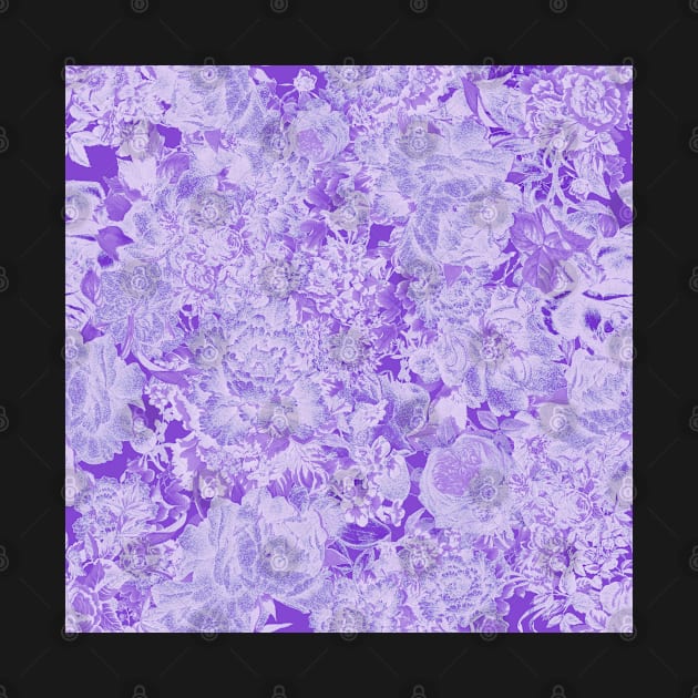 Seamless Purple Peonies Garden by PrivateVices
