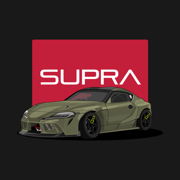 Supra JDM car by masjestudio