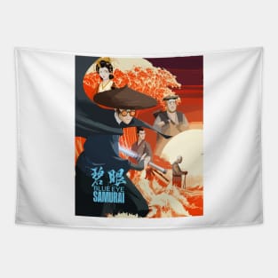 Blue Eye Samurai Tapestry