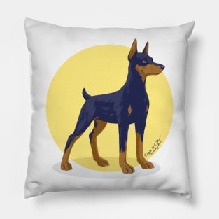 Doberman pinscher Pillow