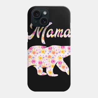 Mama Bear Floral' Mama Bear Phone Case