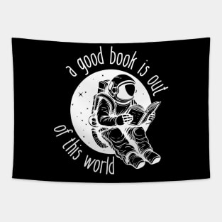 A Good Book is Out Of This World | Book Lover Nerd Tapestry