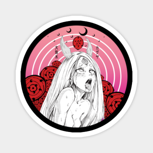 Kaguya Otsutsuki Anime And Manga Magnets Teepublic Natuto kaguya anime cute naruto last war team 7 naruto shippuden. kaguya otsutsuki anime and manga