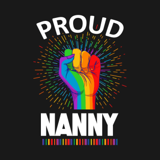 Proud Nanny Gay Lgbt T-Shirt