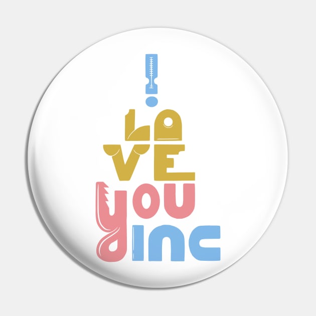 I Love You Pin by Merchsides