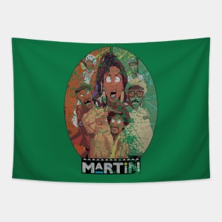 black tv shows martin vintage Tapestry