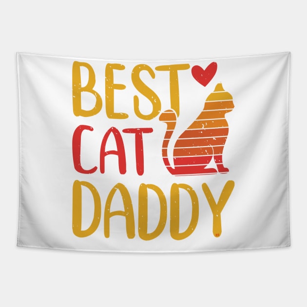 BETS CAT DADDY Cut Kitty Gift Tapestry by Rightshirt