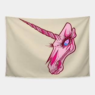 Unicorn Skull Tapestry