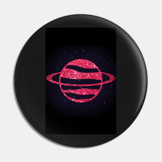 Red Planet Pin by LaurenPatrick