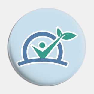 Human character logo sign Health care logo. Healthy person people tree Eco and bio icon human character icon nature care symbol. Pin