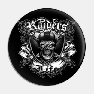 Raider's for Life Pin