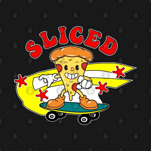 Sliced Pizza Skateboard by Redmanrooster