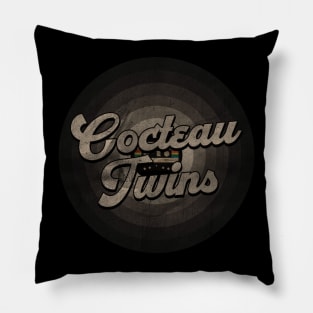 Cocteau First Name Retro Tape Pattern Vintage Styles Pillow