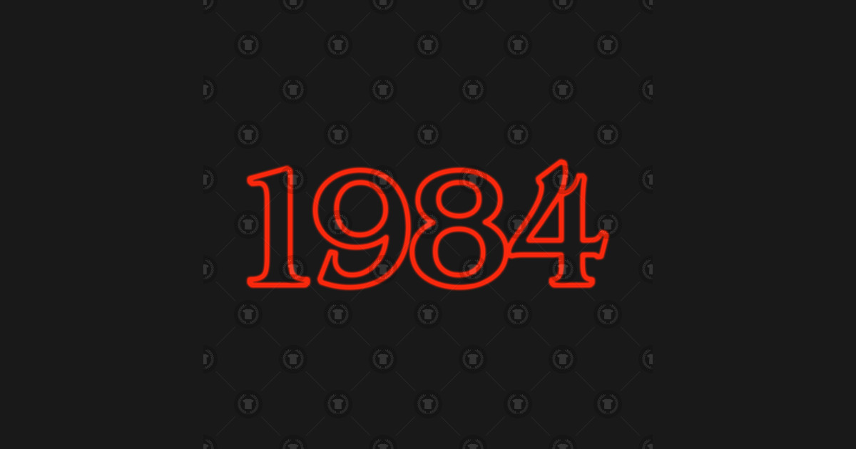 1984 Stranger Things TShirt TeePublic