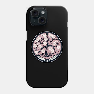 Yanai City Manhole Cover Art Phone Case