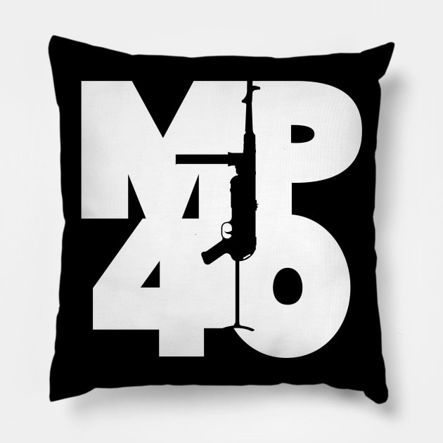 MP40 Pillow by VectorVectoria