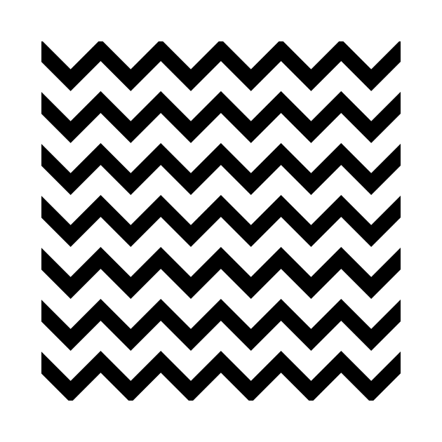 Simple Black and white Chevron pattern by PLdesign