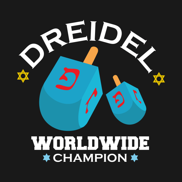 Dreidel Worldwide Champion Funny Hanukkah by theperfectpresents