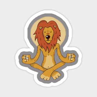 LION YOGA Magnet