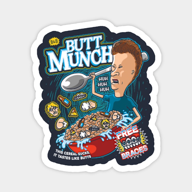 Butt Munch Cereal Magnet by Punksthetic