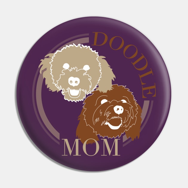 Doodle Mom Pin by The Wagging Willow