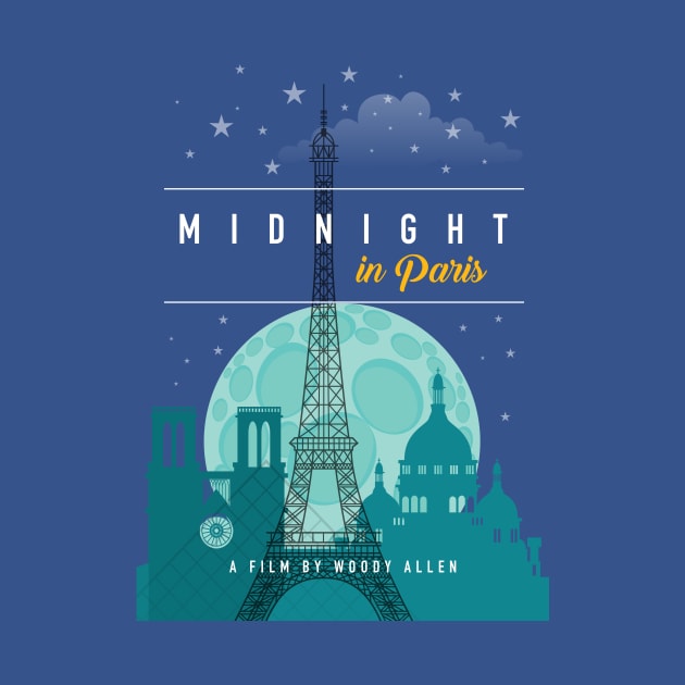 Midnight in Paris - Alternative Movie Poster by MoviePosterBoy