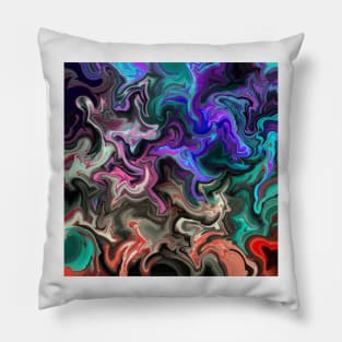 Far Away - Original Abstract Design Pillow