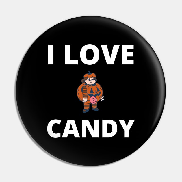 I love Candy Pumpkin Pin by InspiredCreative