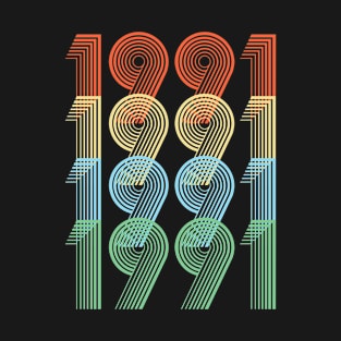 Retro 1991 Birthday T-Shirt