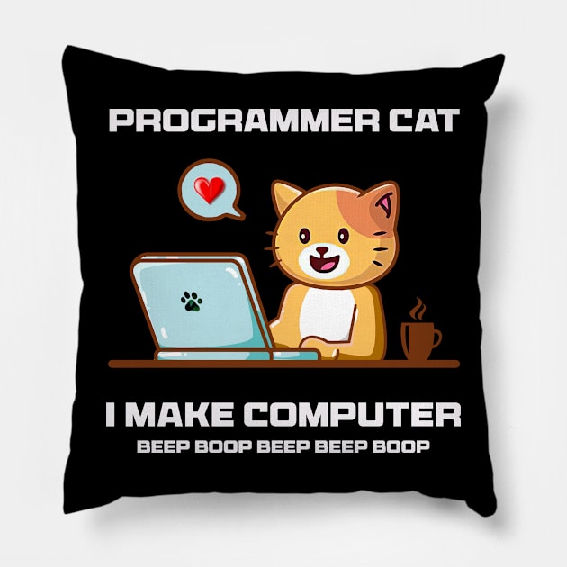 I are programmer Pillow by Frami Blair