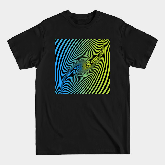 Discover circular optical art - Optical Art - T-Shirt